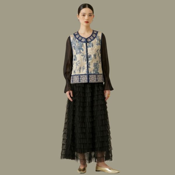 Aqueen The Blue Iris Vest