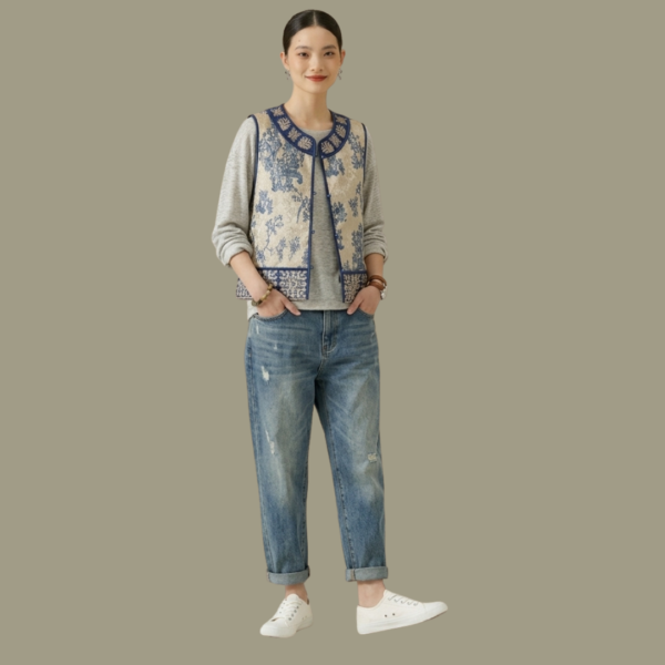 Aqueen The Blue Iris Vest