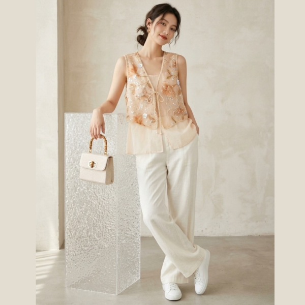 Aqueen The Dahlia Sheer Blouse3