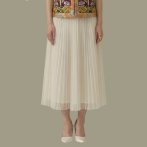 Aqueen tulle pleated skir5