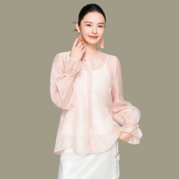 Noralis Velvet Dream Blouse pink