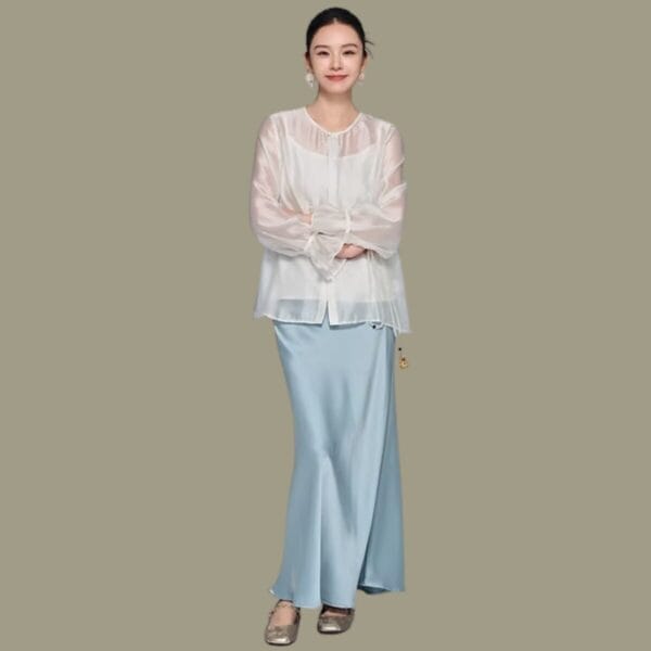 Noralis Velvet Dream Blouse white2